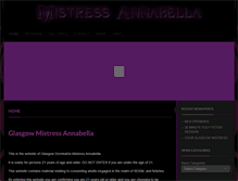 Tablet Screenshot of glasgow-mistress.com